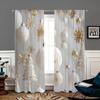 2 Pieces, Christmas Ball Snowflake Curtains - Semi Blackout - Suitable for Living Room, Bedroom, Kitchen, Christmas Home Decorat