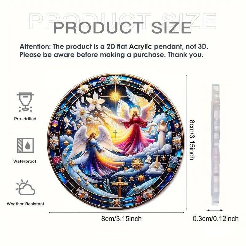 Acrylic 2d Eyecatching Flat Car Hang Pendant Keychain Ideal For Home And Decoration Car