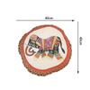 Bohemian Style Round Futon Cushions 40cm Thick Cotton and Linen Floor Mat Gifts Double-sided Mats
