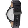 Horloge - Tommy Hilfiger - 1791854 - Kwarts - Zwart Leer - Waterbestendig 5 bar