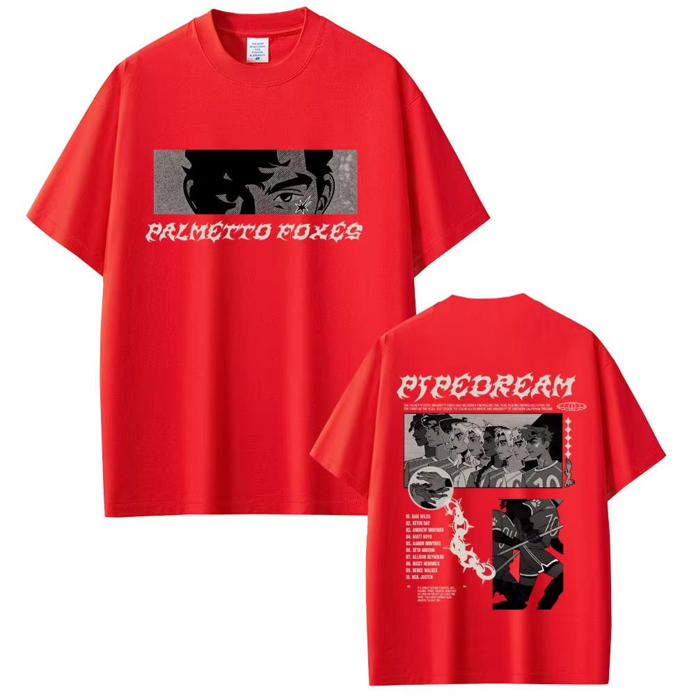 

Футболка The Foxhole Court Palmetto State Foxes Josten Мужская Женская Модная Оверсайз Футболки Мужская Повседневная Хлопковая Винтажная Футболка XL