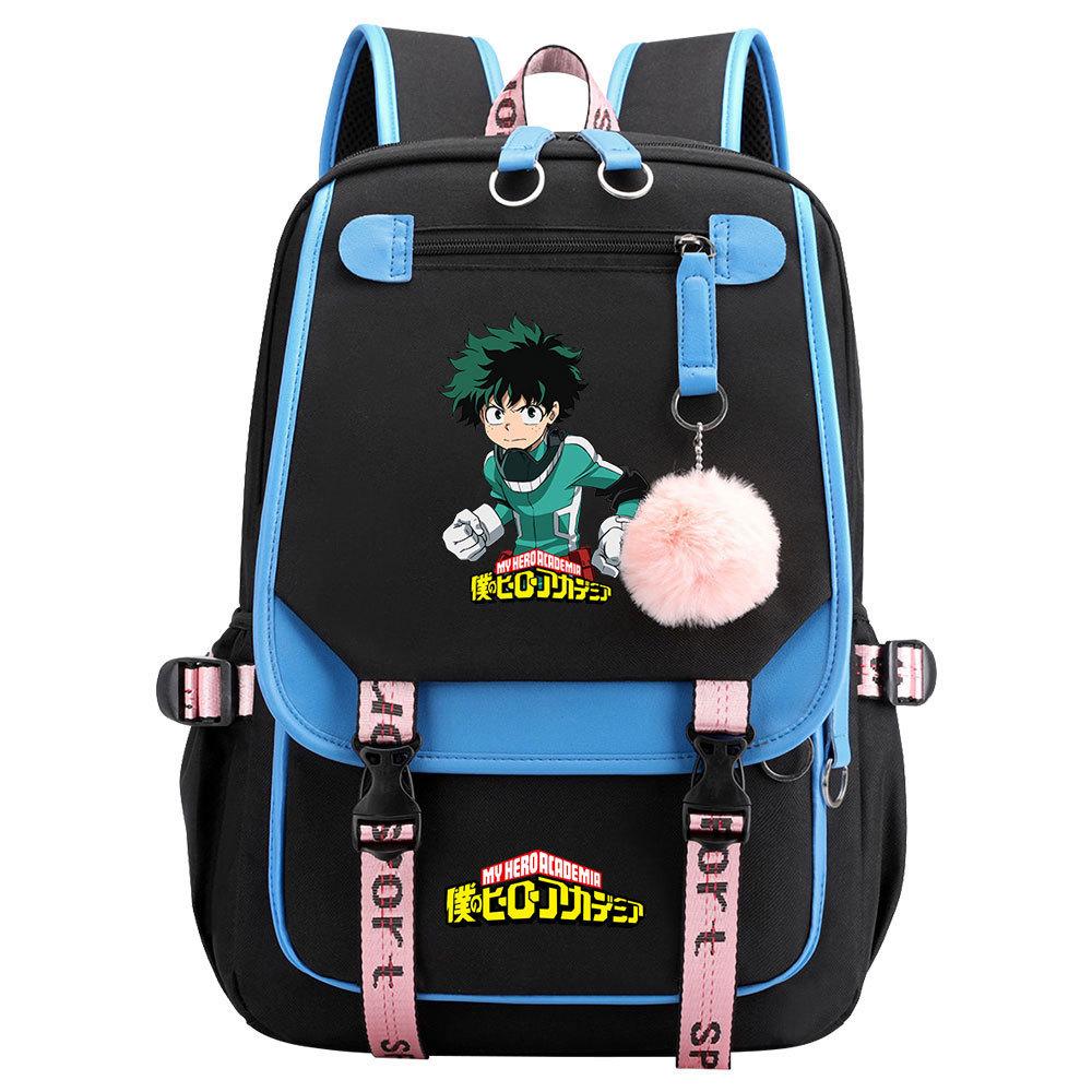 

Day Man My Hero Academy USB Teen Student School Bag Men s and Women s Casual Webbing Flip Backpack 46CMX29CMX16CM