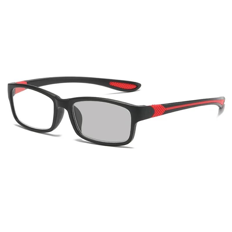 Hochauflösende photochrome, individuell angepasste Brille, zweifarbiger Rahmen, Sport, Ultraleicht und Komfortabel, Korrektionsbrille