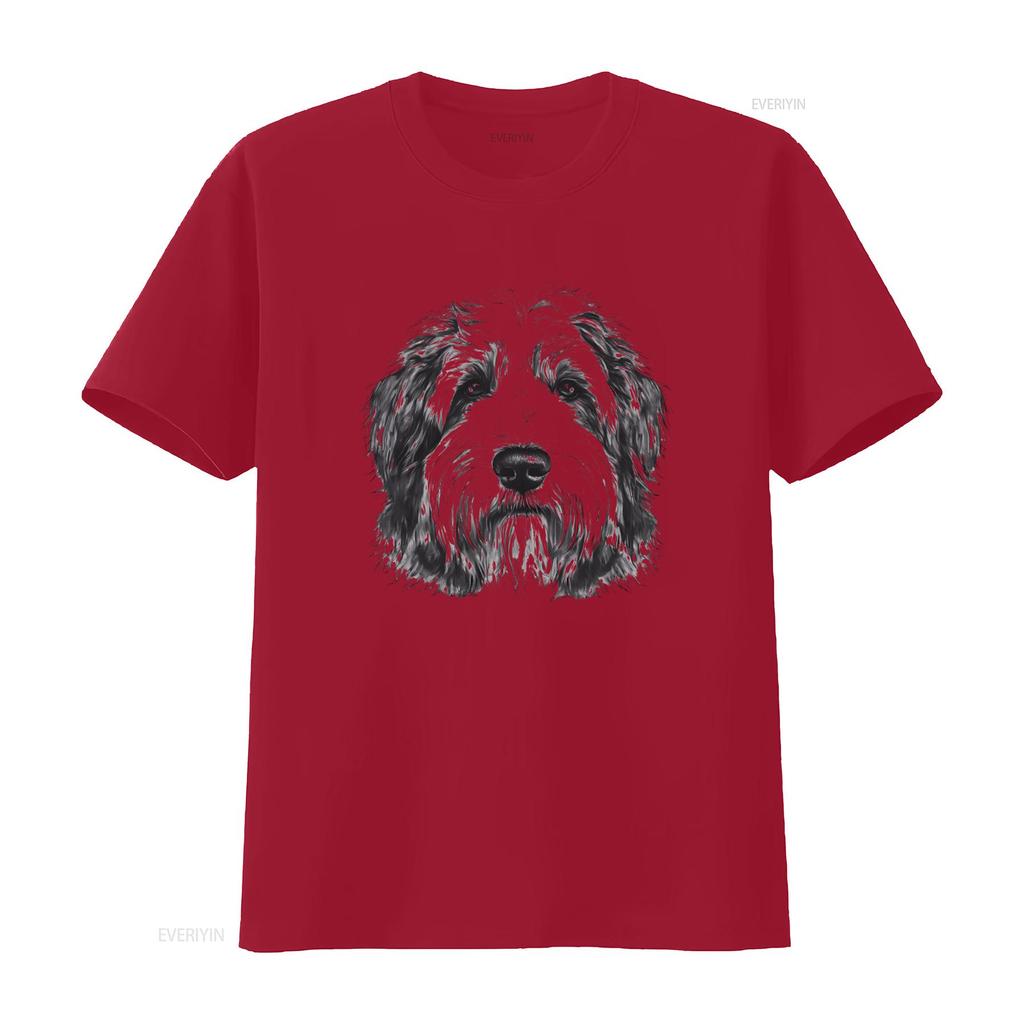 Old English Sheepdog Print Mens T Shirt 100 Cotton Soft Comfortable Vintage Washed Stylish Homme Unisex Versatile Graphic