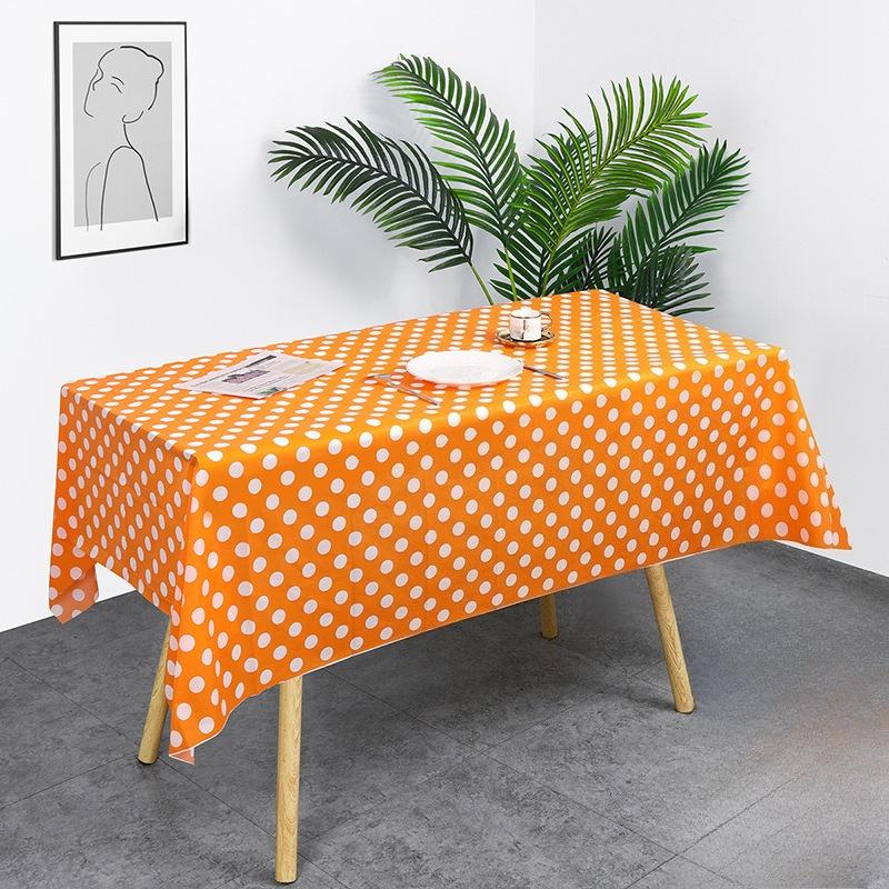 1/3pcs Disposable Tablecloth Polka Dot Tablecloth Birthday Party Outdoor Picnic Desk Cloth
