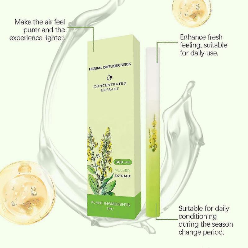 3-piece set of honeysuckle moisturizing herbal sticks, used for cleaning the lungs, improving breathing, and freshening breath