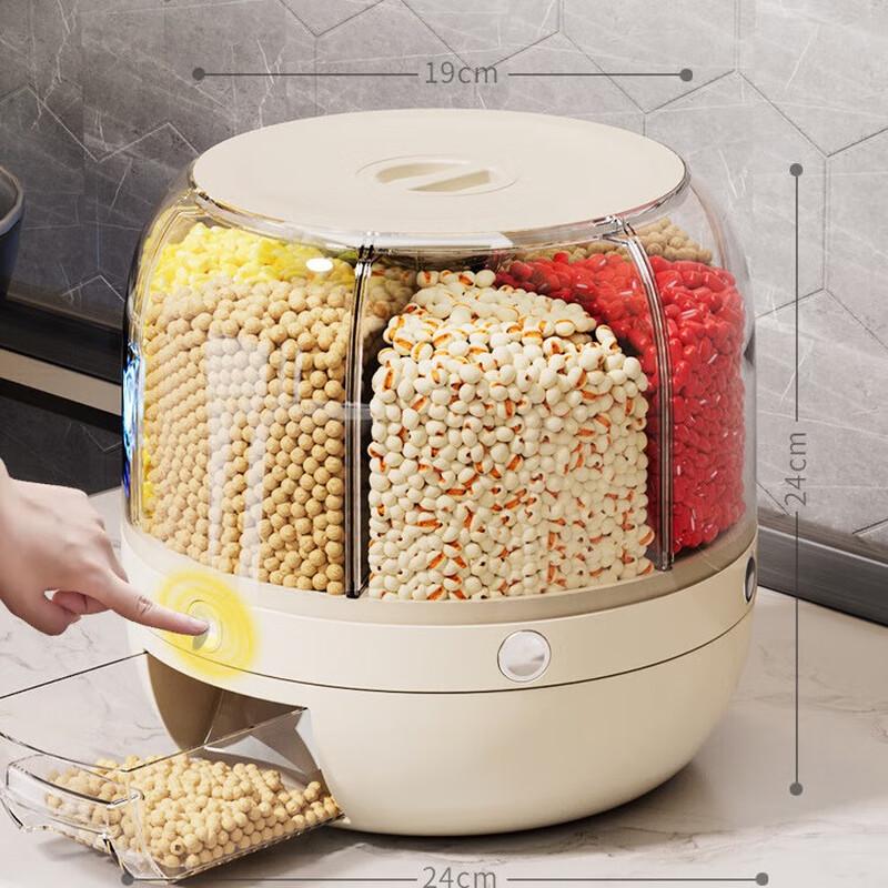 Rotating Divided Grain Dispenser