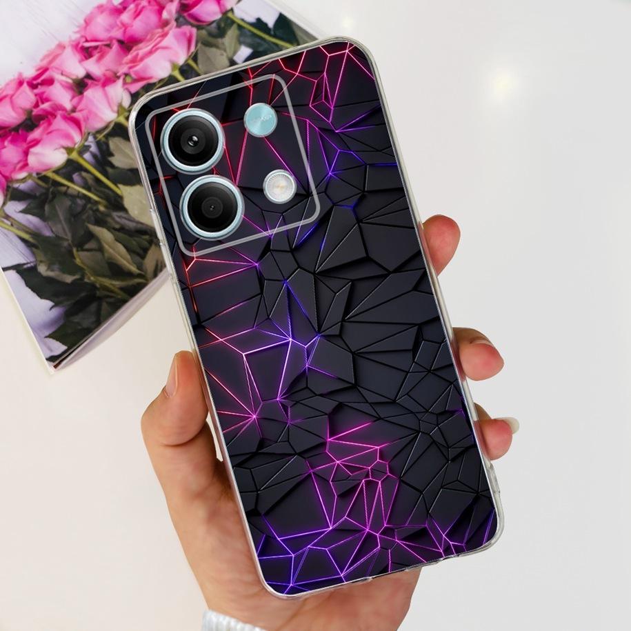 For Xiaomi Redmi Note 13 2024 Case Fashion Flower Soft Phone Case For Xiaomi Redmi Note 13 5G Soft Fundas Bumper Note13 4G Coque