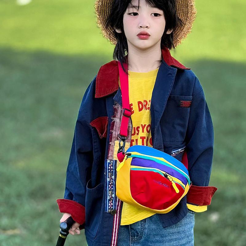 Bolso Cruzado Streetwear para Niños con Nylon Transpirable y Diseño Ligero para la Escuela y Uso al Aire Libre
