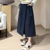 Irregular Design Slimming Maternity A-line Skirt