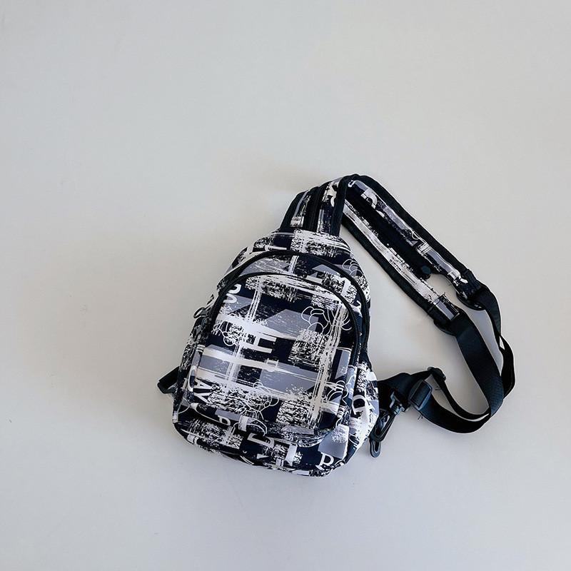 Adorable Cartoon Bear Nylon Backpack For Kids 2024 Large Capacity Lightweight чёрный