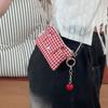 Adorable Tomato Keychain Pendant with Resin Alloy Craftsmanship Multipurpose Bag Backpack Accessory for Daily Party Wear