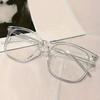 2PCS New Korean Edition square anti blue light filter glasses spectacles eyeglasses Anti Radiation Glasses For women/men