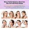 1/3/5/8pcs mix Stainless Steel Facial Scraping Tool Metal Scraper for Light Coffee Color Care Used for Body and Eye Massage