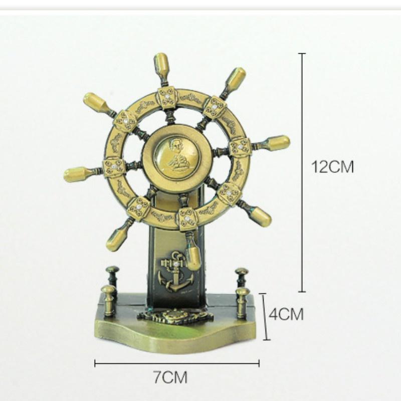 Europäische Kreative Metallhandwerke Schiffssteuerrad Heckruder Wohnzimmer Theke Schreibtisch Heimdekoration