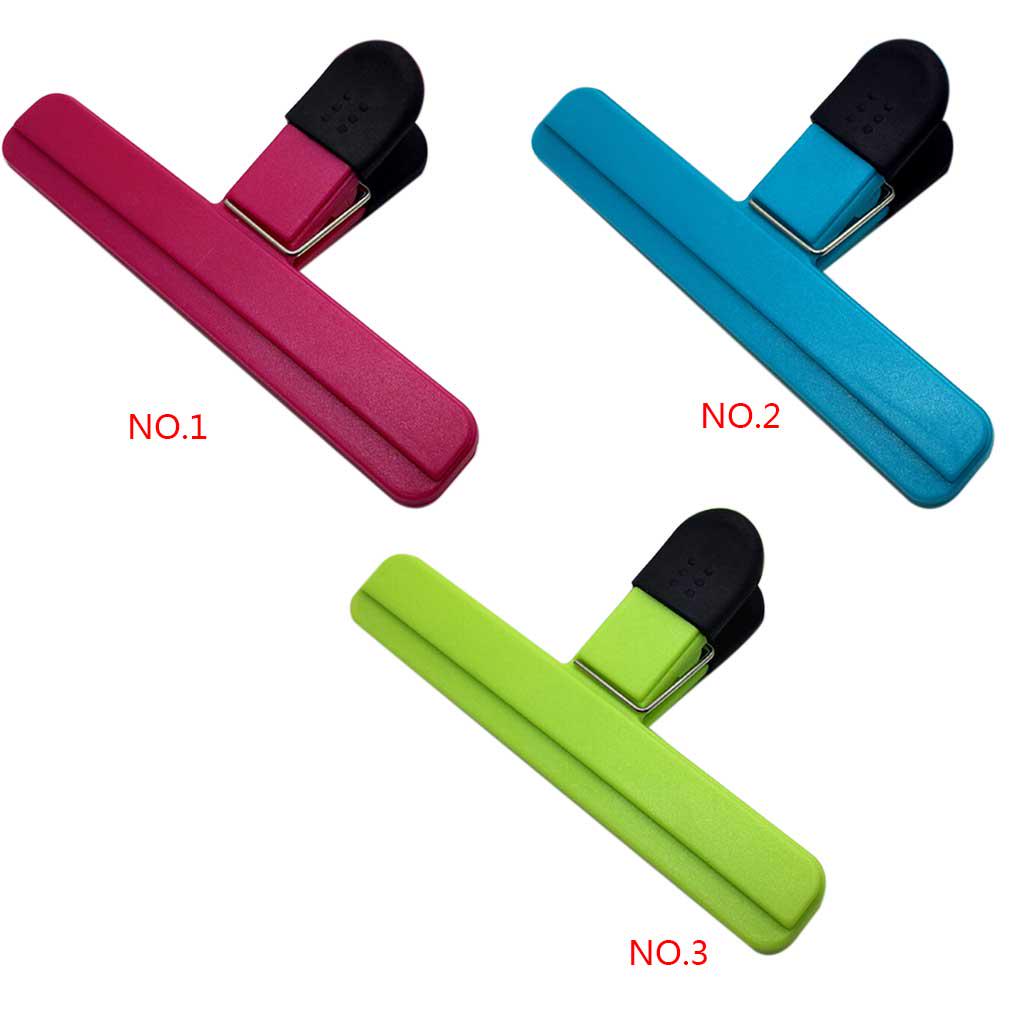 2Pcs Sealing Clamp Universal Food Sealing Clip Moisture-proof Snack Clip Tea Bag Mouth Clamp