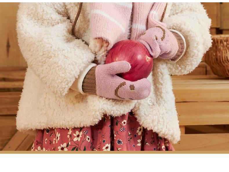 Nidoran Knitted Baby Mittens: Warm Winter Gloves for Boys & Girls