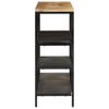 Vidaxl Stolik Konsolowy, 110X30X75 Cm, Surowe Drewno Mango I Żelazo