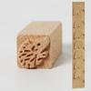1Pc Hand Carved Wooden Stamps Emboss Art DIY Clay Printing Pottery Tools Fish Bone / Squirrel / Flower / Deer / Star