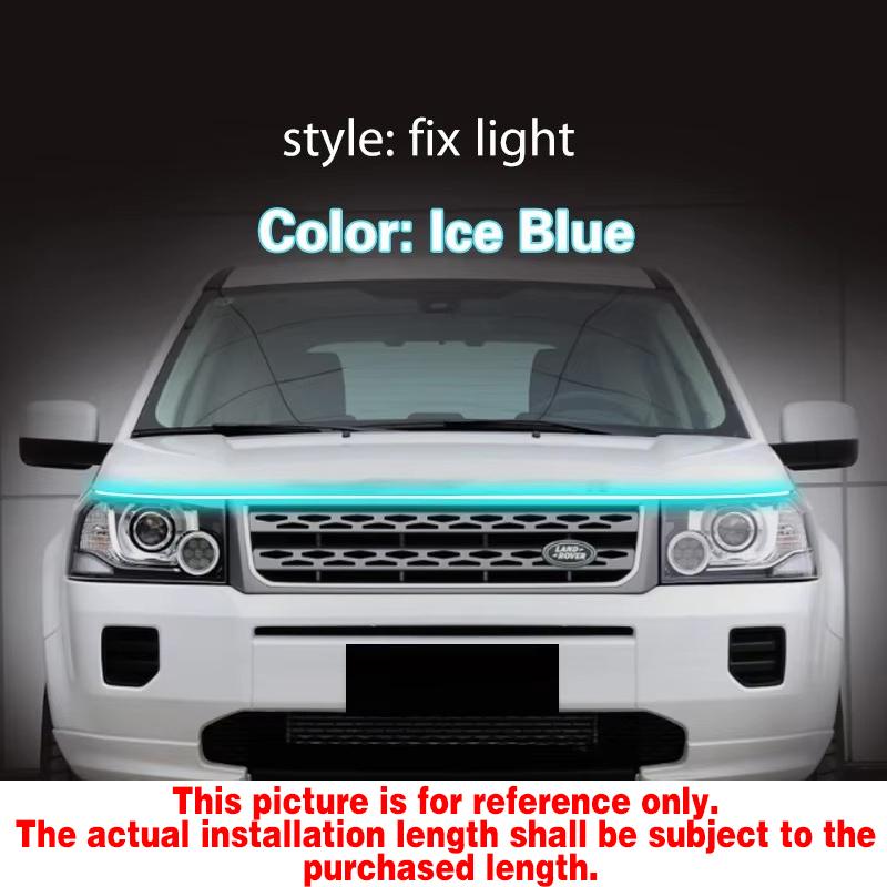 1pcs Auto Led DRL Waterproof Daytime Running Light Strip Car Headlight Day Light 12V Universal For Land Rover Freelander 2 2006-