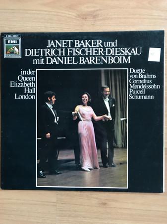 

LP Record JANET BAKER DIETRICH FISCHERDIES in der Queen Elizabeth Hall C06302041 His Masters Vo Germany Classical Used