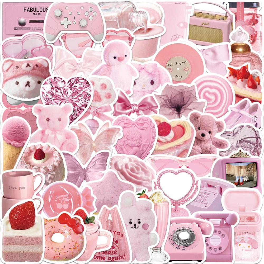 50 Cartoon Color Ins Style Combination Graffiti Stickers Decorative Suitcase Water Cup Guitar Waterproof DIY