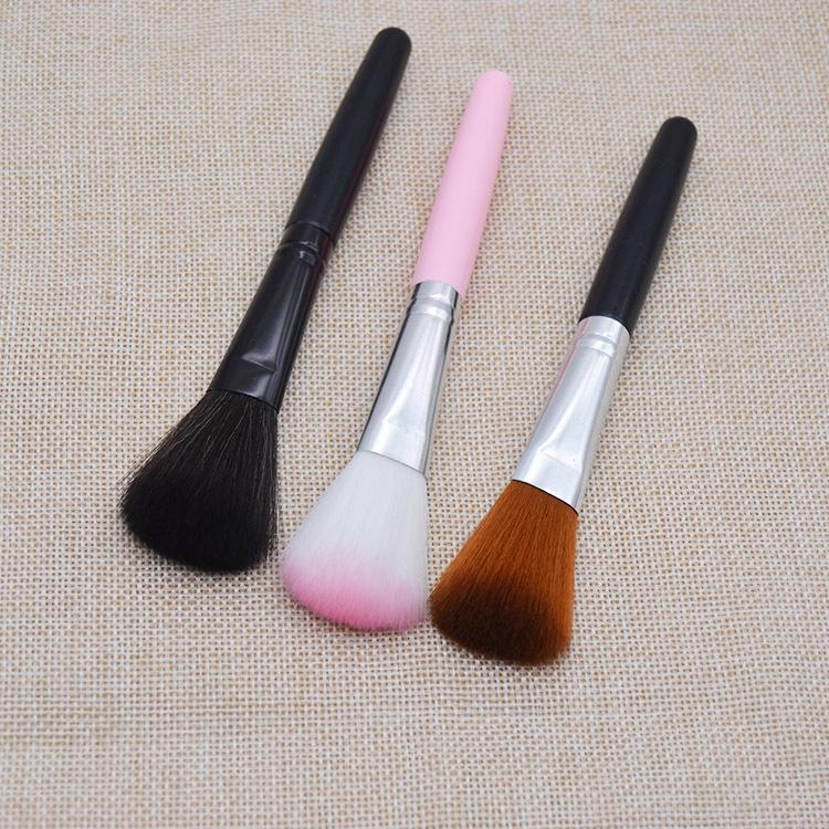 Compact Blush & Highlight Brush - Ideal for Blending, Brightening, and Dust Removal