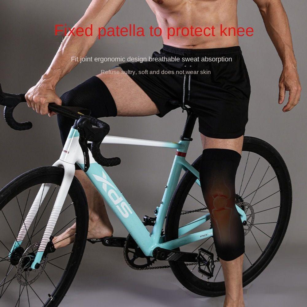 1 Pair High Elastic Knee Braces Breathable Cycling Knee Support Sport Knee Pads  Fitness