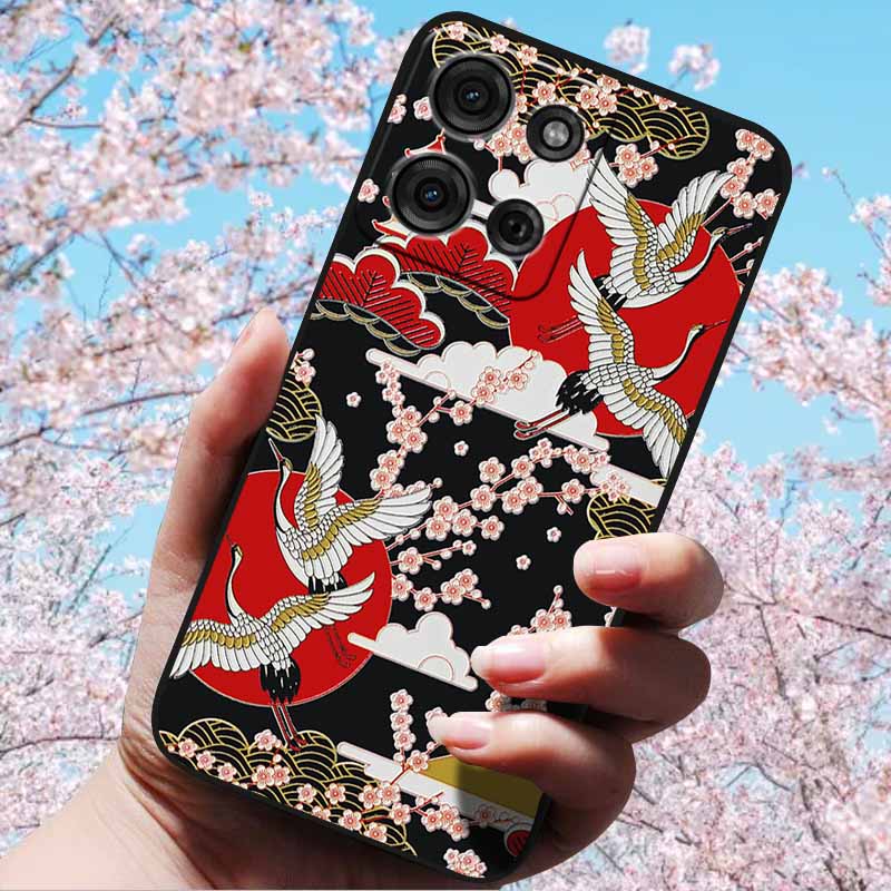 3D Relief Embossed Retro For Motorola Moto G15/ G15 Power Cases Soft Silicone Back Cover Case For Moto G75 5G 3D TPU Relief Case