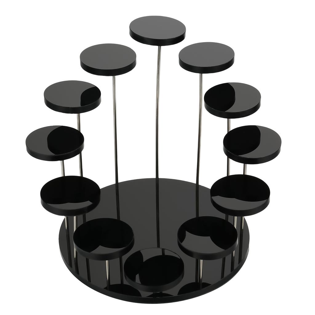 Multi-Layer Cupcake Stands Round Transparent Can Cupcakes Holder for Baby Shower Wedding Birthday