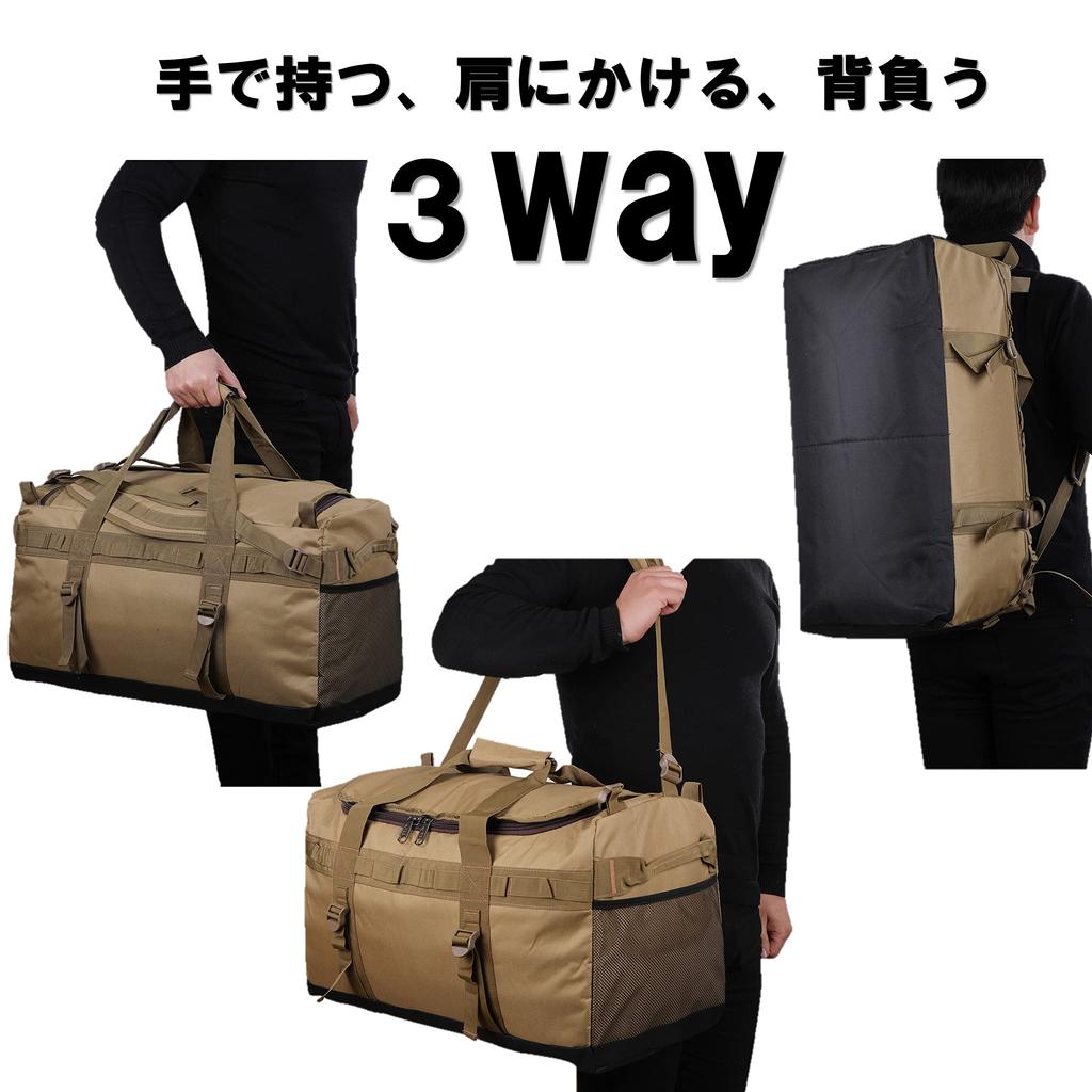 Bammore Soft Container Camping Bag Gear Container Firewood Bag Boston Bag Large Capacity Outdoor Camping Equipment Sleeping Bag Sleeper Storage