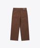Gicheol Slub Jacquard Stripe Wide Pants (Brown)