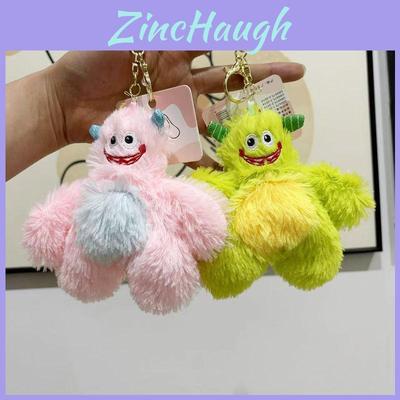 Adorable Long-haired Yeti Plush Keychain Cute Monster Doll Bag Charm For Kids