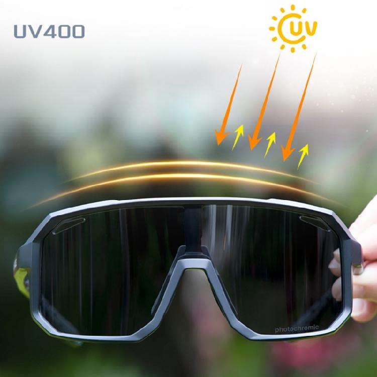 Bicycles Windproof Eyewears Photochromic Cycling Glasses Outdoor Sports Bike Glasses Sunglasses for Men and Women