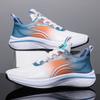 New Sports Shoes Fashionable Outdoor Running Shoes Lace-up Comfortable Men's Casual Shoes Mesh Transparent Soft Sole Men's Shoes