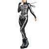 Halloween Costume Body Skeleton Digital Printing Bodysuit Jumpsuit Women's Jumpsuit