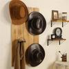 Wall Hanging Metal Display Hook Black Cap Hanger Scarf Hanger Rack  Closet Organization