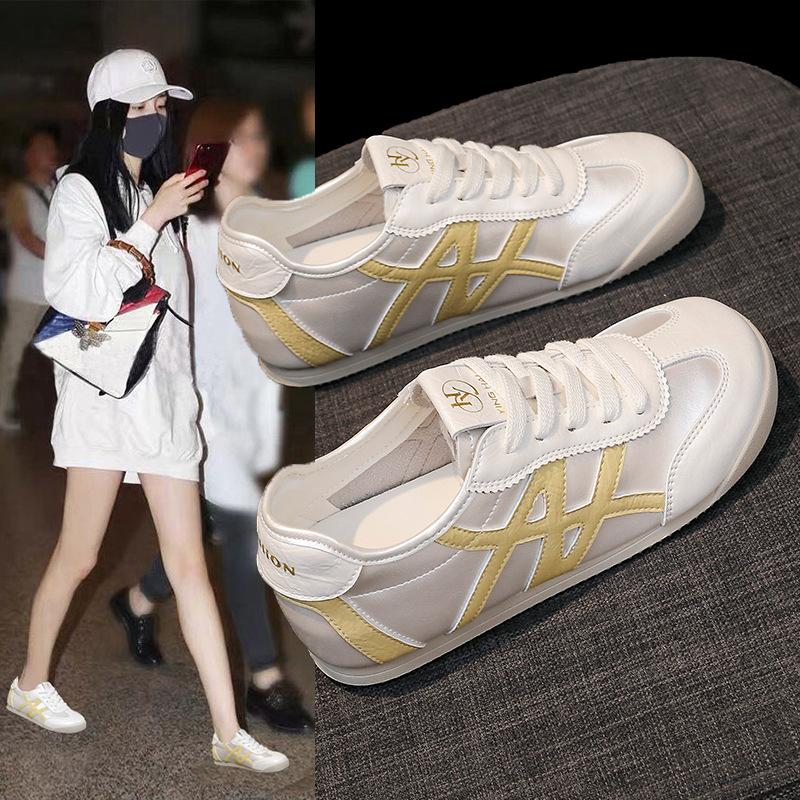 Soft-soled Dexun Forrest Gump Shoes Women's 2025 Summer New Lightweight Flat-soled White Shoes Sports and Leisure Shoes Women's Thin Mesh