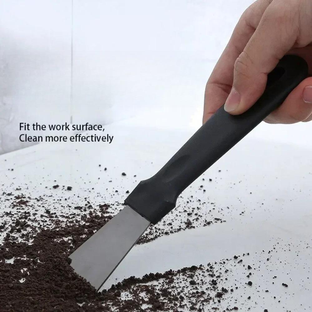 Red Curved Garden Shovel Stainless Steel Multifunctional Ergonomic Handle Durable Scraper