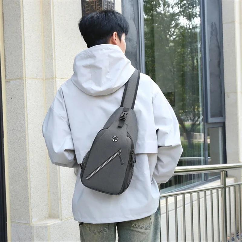 Fashion Boy Shoulder Bags Water Resistance Crossbody Bag Men Multi Functional Chest Bag Travel Sports Backpacks Handbag