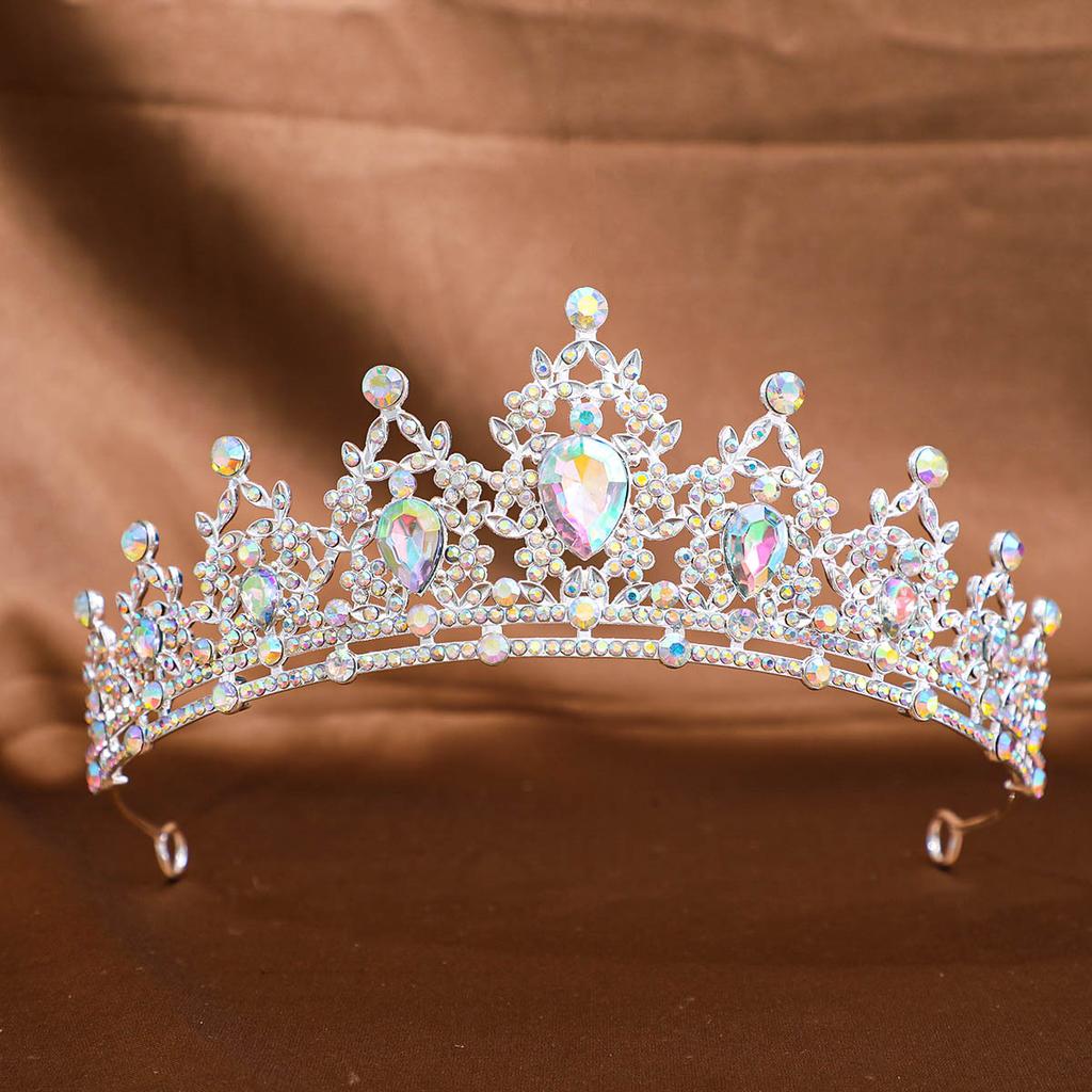 Brautkrone Tiara Hochzeit Geburtstag Erwachsene Kleideraccessoires Reisefoto Haarschmuck Braut-Tiara