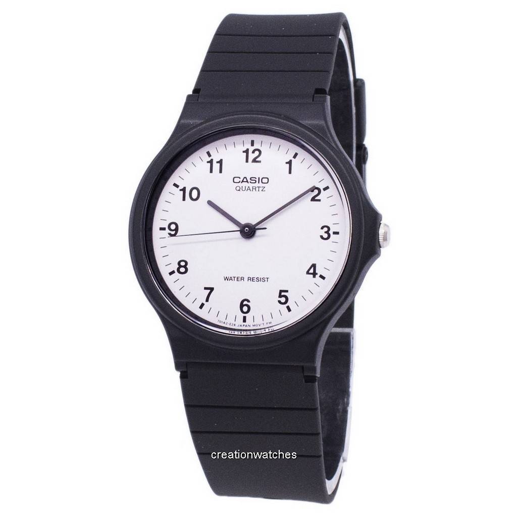 

Refurbished Casio Classic Analog Quartz White Dial MQ-24-7BLDF MQ-24-7BL Men s Watch білий