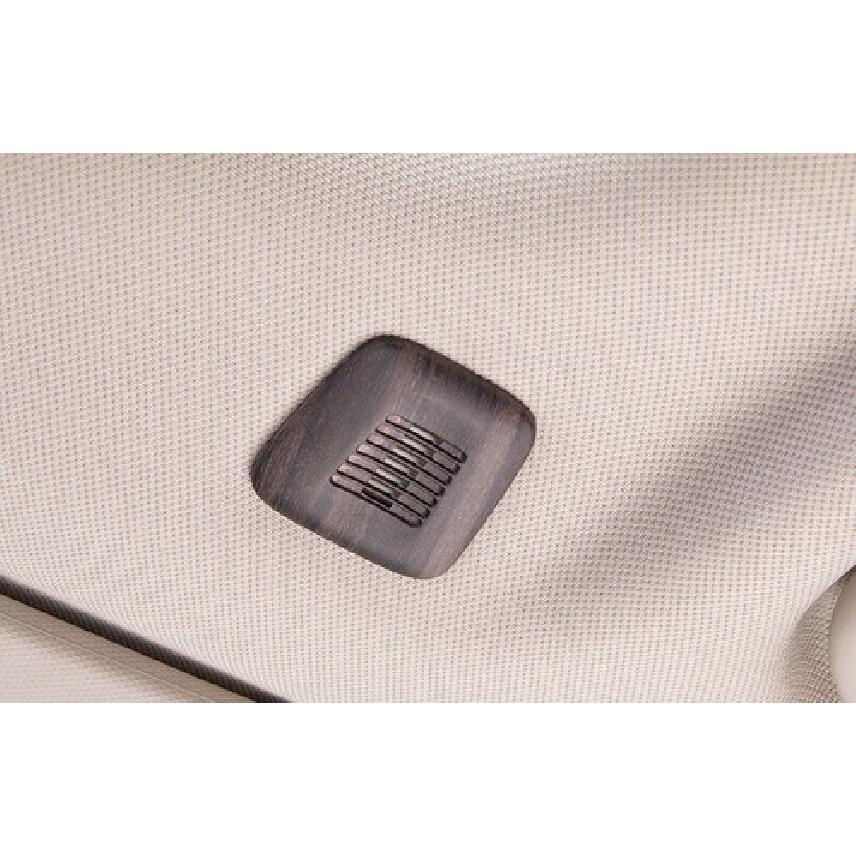 For BMW X3 G01 X4 G02 2018- Wood Grain Headliner Microphone Cover Decoration