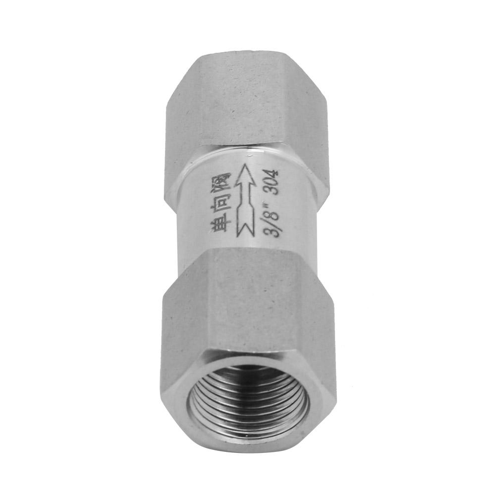 304 Stainless Steel Hex Split Check Valve High Temperature&Pressure Endurance (3 8in BSPP)