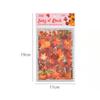 Four Styles Retro Autumn Leaf Stickers Used for Creative Decoration of Handwritten Diary Clipart Used for Decorating Diary Items