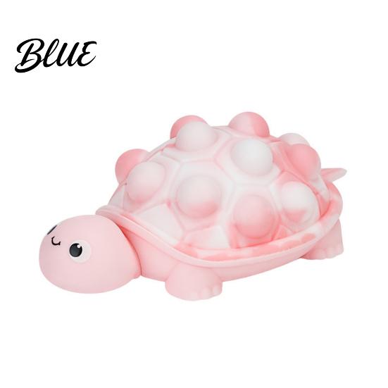 Turtle Fidget Toy Bubble Shell Stress Ball Silicone Relieving Tortoise Squeeze Sensory Animal Shape Hand Therapy Exercise