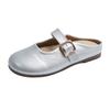 Fashion 2025 New Female Shoes Slippers Soft Luxury Slides Cover Toe Comfort Designer Flat Fashion Flat Shoes Female Slippers Soft Shoes