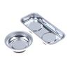 3-6 Inch Magnetic Tool Bowl Stainless Steel Magnetic Tray Circular Magnetic Parts Bowl Screws Sockets Storage Tray