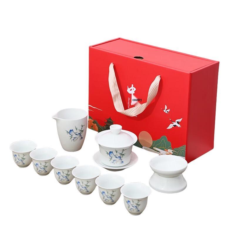 

White Ceramic Kung Fu Tea Set