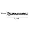 For VW 4pcs/10pcs 3D Aluminum Speaker Stereo Speaker Badge Emblem Sticker For Volkswagen VW GTI Golf Tiguan Jetta Transporter